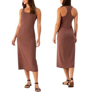 Arc’teryx Dress Jelena Long Maxi Size Large Brown Racerback Tank Travel